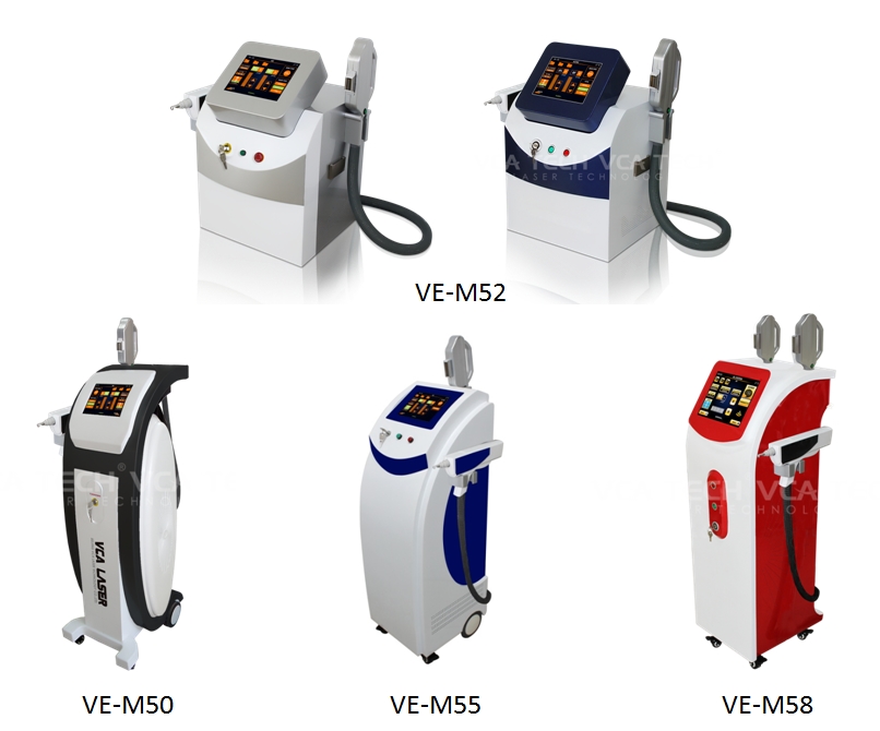 Dispositivo de belleza IPL / Elight /SHR + Nd: YAG Laser 2 en 1