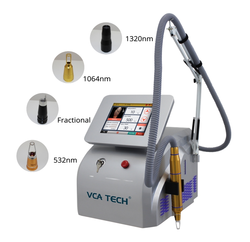 Picosegundo láser ND: sistema YAG para eliminación de tatuajes, eliminación de pigmentación